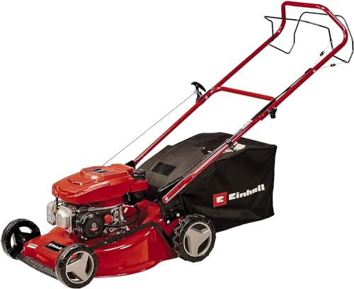 Einhell Benzin-Rasenmäher GC-PM 46/5 S (2 kW, bis 1.400 m², 1 Zylinder, 4-Takt-Motor, abschaltbarer Hinterradantrieb