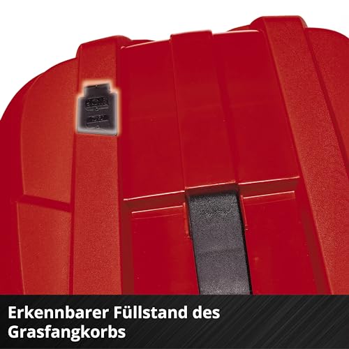 Einhell Akku-Rasenmäher GE-CM 36/33 Li Kit Power X-Change (36 V, 33cm Schnittbreite, bis 250 m², 30L Fangkorb, 25-65 mm Schnitthöhe