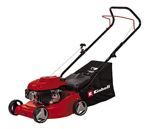 Einhell Benzin-Rasenmäher GC-PM 40/1 (1,2 kW, 3-stufige Einzelrad-Höhenverstellung, klappbarer Führungsholm, stabiles Kunststoffgehäuse