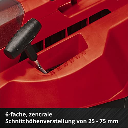 Einhell Akku-Rasenmäher RASARRO 36/38 Kit Power X-Change (36 V, 38 cm Schnittbreite, 450 m², Brushless, Mulchfunktion, 45L Fangkorb