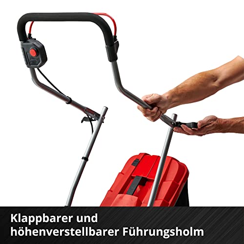 Einhell Akku-Rasenmäher GE-CM 18/33 Li Kit Power X-Change (18 V, 33 cm Schnittbreite, bis 200 m², Brushless, 30L Fangkorb, 25-65 mm Schnitthöhe