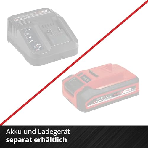 Einhell Akku-Rasenmäher GE-CM 36/43 Li M-Solo Power X-Change (36 V, 43 cm Schnittbreite, bis 600 m², Brushless, Mulchfunktion, 63L Fangkorb