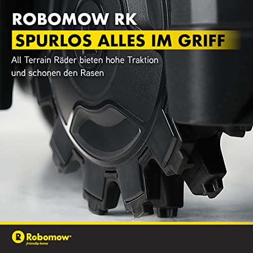 ROBOMOW RK1000 Robotermäher/Rasenroboter für Flächen bis 1000 qm | 21 cm Schnittbreite; Kantenmodus; einfache Installation