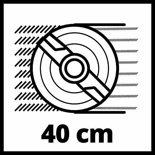 Einhell Benzin-Rasenmäher GC-PM 40/2 (2 kW, 1 Zylinder, 4-Takt-Motor, Hubraum 132 cm³, 45 L Fangsack mit Füllstandsanzeige, Schnittbreite 40 cm