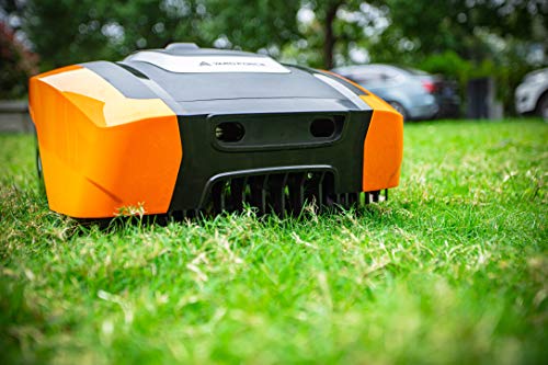 Yard Force Mähroboter EasyMow260 für geeignet für bis zu 260 qm-Selbstfahrender Rasenmäher Roboter, Bedienung und einfach zu bedienen