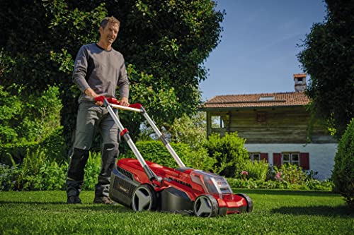 Einhell Akku-Rasenmäher RASARRO 36/38 Kit Power X-Change (36 V, 38 cm Schnittbreite, 450 m², Brushless, Mulchfunktion, 45L Fangkorb