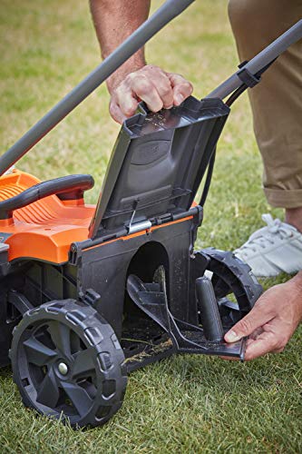 Black+Decker Akku-Rasenmäher BCMW3318N (betrieben mit 2X 18V Akkus, 33 cm Schnittbreite, für kleine und mittlere Rasenflächen bis 250 m²