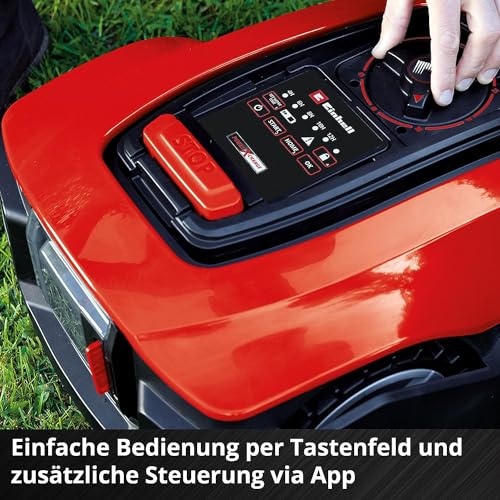 Einhell Mähroboter FREELEXO 500 BT Power X-Change (Li-Ion, Multizonen-Modus, bis 35% Steigung, Appsteuerung d. Bluetooth