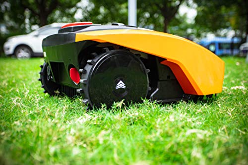 Yard Force Mähroboter EasyMow260 für geeignet für bis zu 260 qm-Selbstfahrender Rasenmäher Roboter, Bedienung und einfach zu bedienen