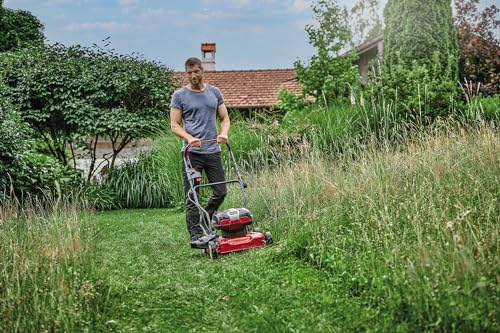 Einhell Akku-Rasenmäher GE-CM 36/48 Li M-Solo Power X-Change (36 V, 48 cm Schnittbreite, bis 1000 m², Brushless, Mulchrasenmäher, 30-75 mm Schnitthöhe, ohne Akku)