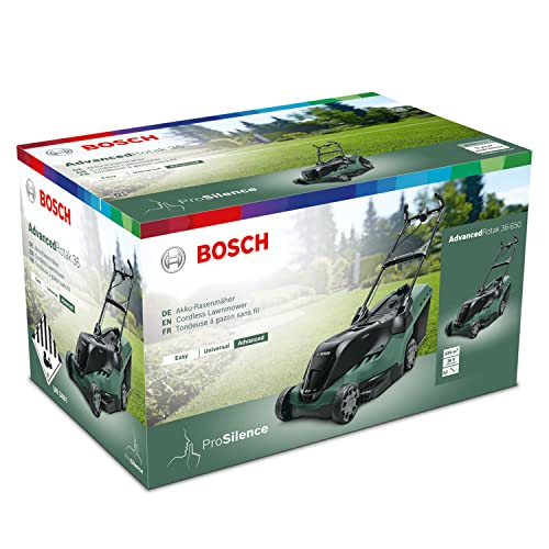 Bosch Home and Garden Bosch Akku-Rasenmäher AdvancedRotak 36-660, 2 Akkus 36V/2,0 Ah, Ladegerät AL 3620 CV