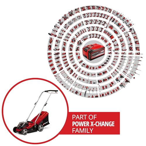 Einhell Akku-Rasenmäher GE-CM 36/33 Li Kit Power X-Change (36 V, 33cm Schnittbreite, bis 250 m², 30L Fangkorb, 25-65 mm Schnitthöhe