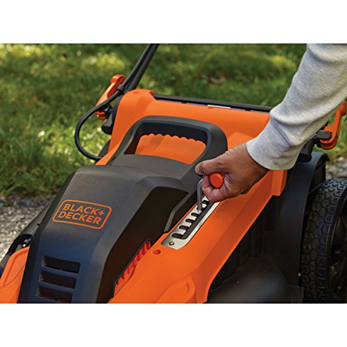 Black+Decker 2000 W 3-in-1 Elektro-Rasenmäher, 48 cm Schnittbreite, 50 L Grasfangbehälter, 1 Stück, LM2000