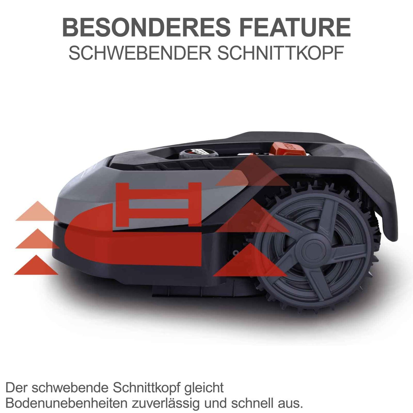 Scheppach Mähroboter RoboCut XXL900 bis zu 900qm² | 18cm Schnittbreite | 20-60 mm Schnitthöhe | Regensensor | WiFi & BT | App gesteuert