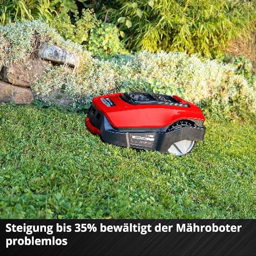 Einhell Mähroboter FREELEXO 500 BT Power X-Change (Li-Ion, Multizonen-Modus, bis 35% Steigung, Appsteuerung d. Bluetooth