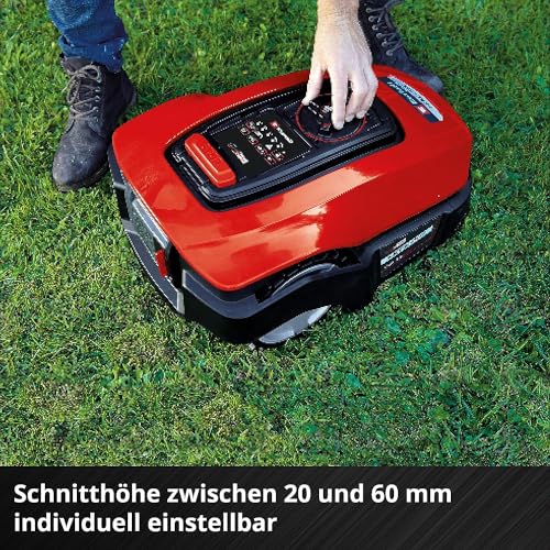 Einhell Mähroboter FREELEXO 500 BT Power X-Change (Li-Ion, Multizonen-Modus, bis 35% Steigung, Appsteuerung d. Bluetooth