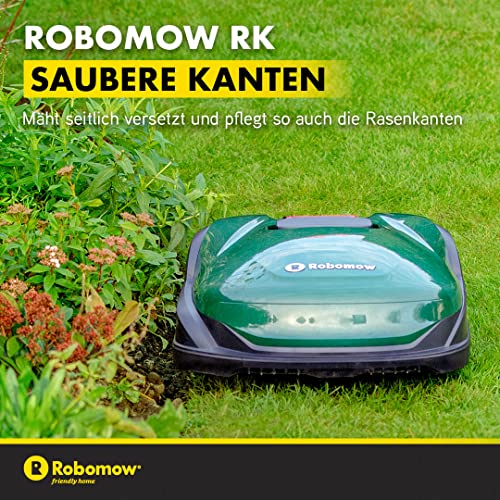 ROBOMOW RK1000 Robotermäher/Rasenroboter für Flächen bis 1000 qm | 21 cm Schnittbreite; Kantenmodus; einfache Installation