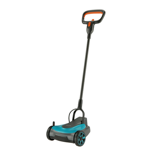 Gardena Akku-Rasenmäher HandyMower 22/18V P4A Ready-To-Use Set: Handrasenmäher, für Rasenflächen bis zu 50 m², Schnitthöhenverstellbar