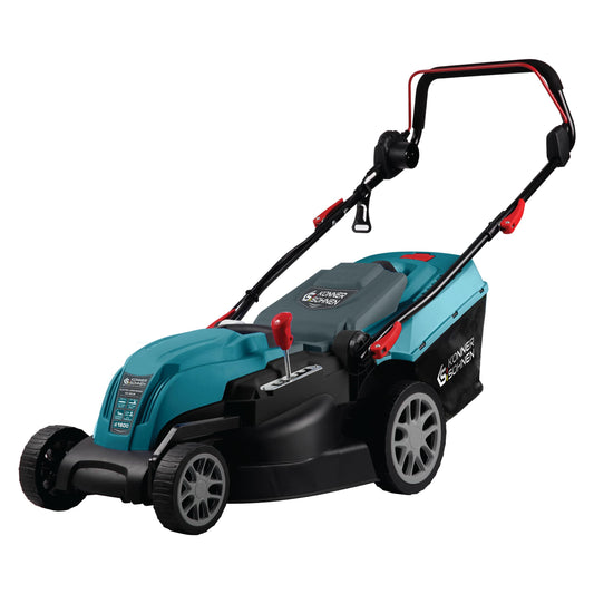 K&S Könner&Söhnen KS 42LM rasenmäher Elektro 1800 W, Lawn Mower mit Schnittbreite 420 mm,elektrorasenmäher Schnitthöhe 25–80 mm