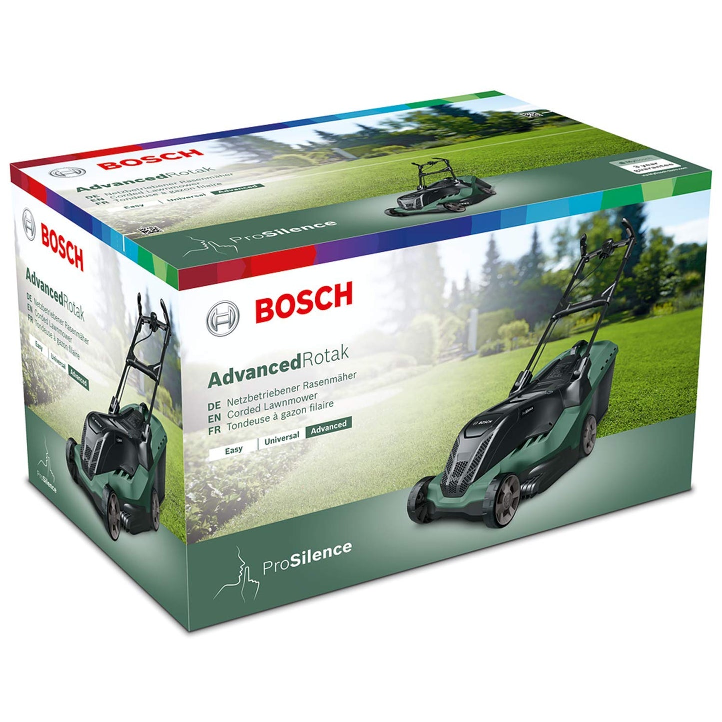 Bosch Home and Garden Bosch Rasenmäher AdvancedRotak 750 (1700 Watt, Schnittbreite: 44 cm, Rasenflächen bis 750 m², im Karton)