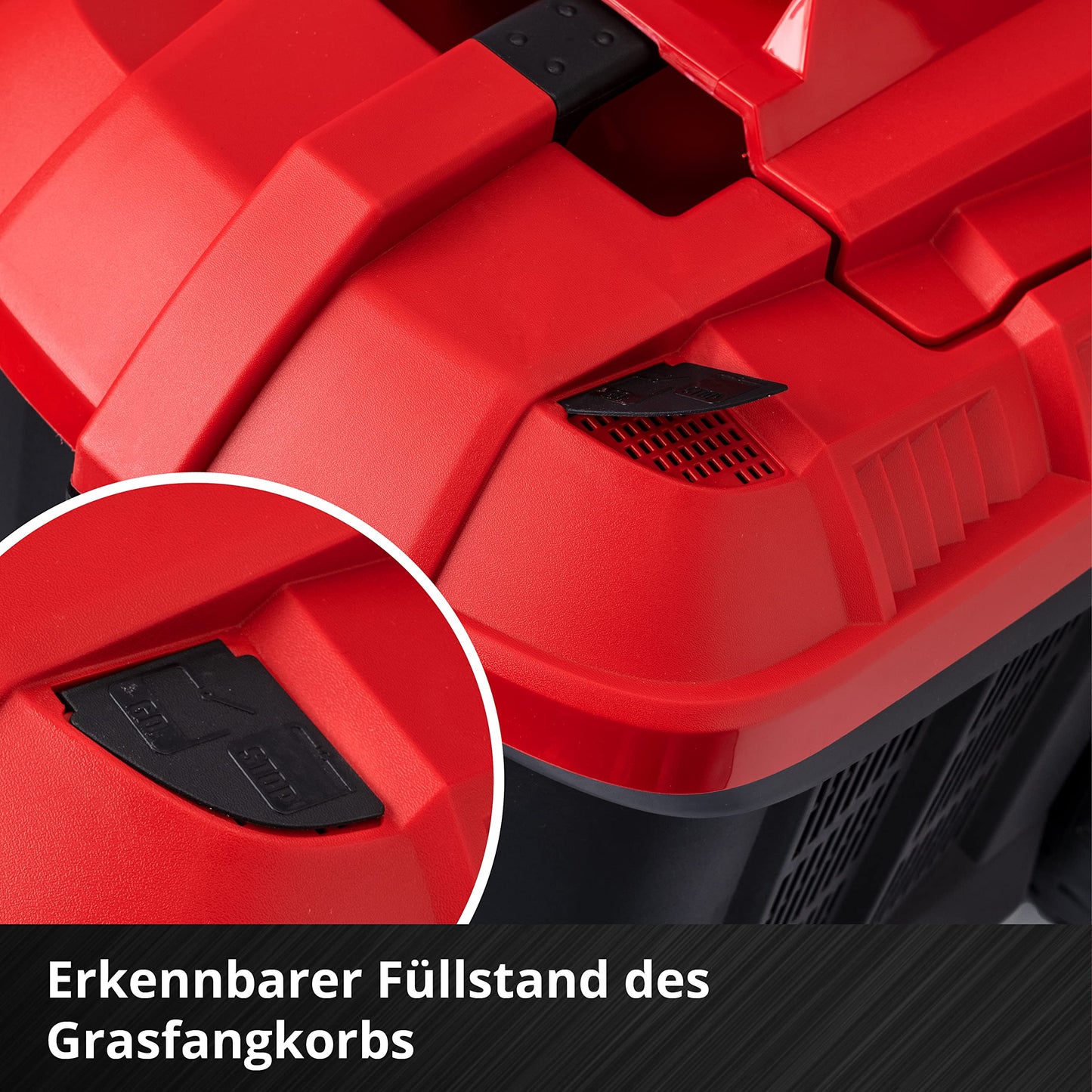 Einhell Akku-Rasenmäher GE-CM 36/36 Li Kit Power X-Change (36 V, 36 cm Schnittbreite, bis 400 m², Brushless, 40L Fangkorb, 25-75 mm Schnitthöhe